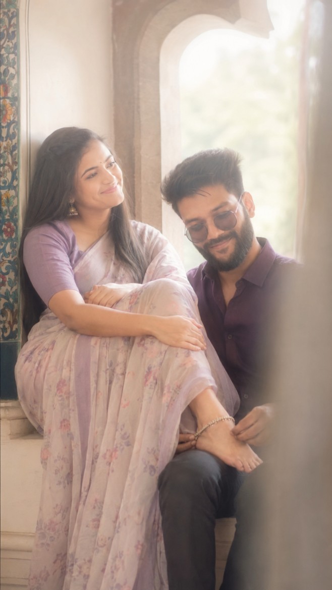AI Pre-Wedding Shoot Example